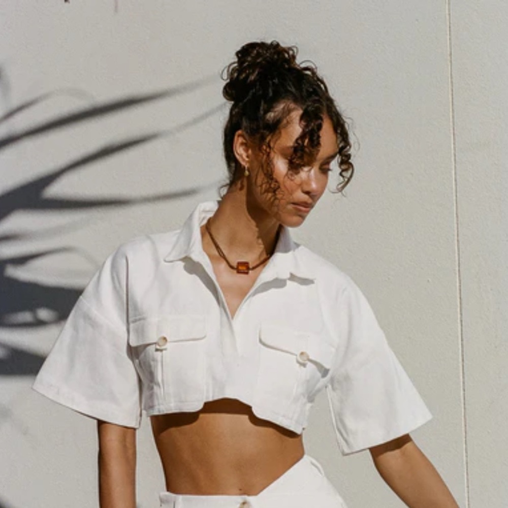 Sabo Skirt Cream Button-Down